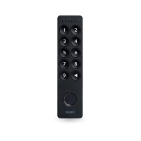 Mit dem Nuki Keypad 2 öffnest du deine Tür bequem per Fingerabdruck oder mit einem persönlichen 6-stelligen Zutrittscode.